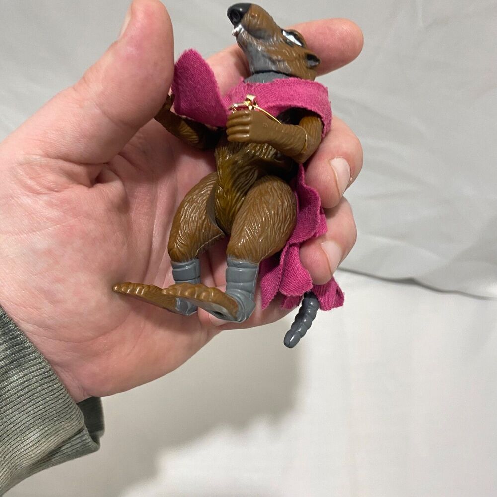 Teenage Mutant Ninja Turtles 1988 Master Splinter 5″ Action Figure Vintage - Picture 6 of 9